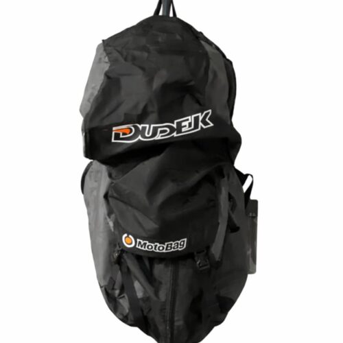 Plecak Paralotniowy Dudek motobag szaro-czarny.