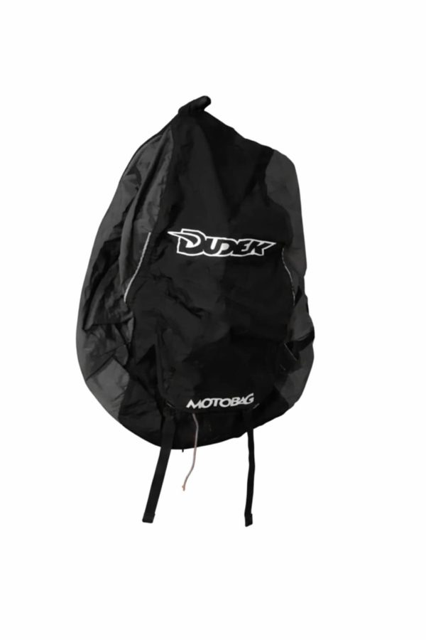 Plecak Paralotniowy Dudek motobag szaro-czarny.