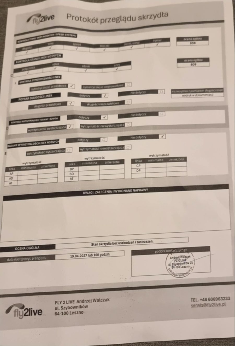 Paralotnia Advance ALPHA 7 EN-A