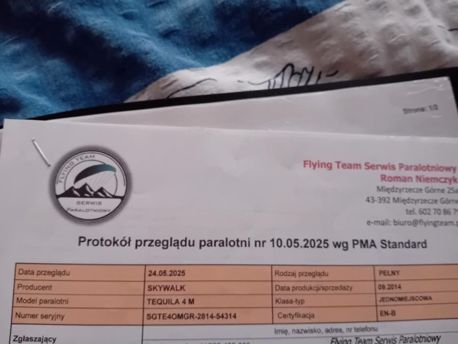 Paralotnia Skywalk 4